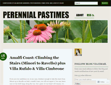 Tablet Screenshot of perennialpastimes.com